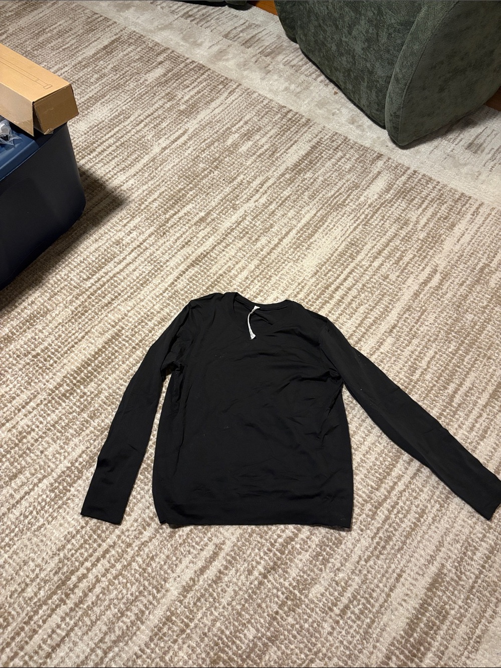 lululemon athletica Black Long-Sleeve Tee
